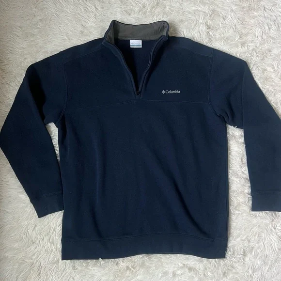 Columbia 1/4 Zip Heavy Duty Pullover - Picture 1 of 12